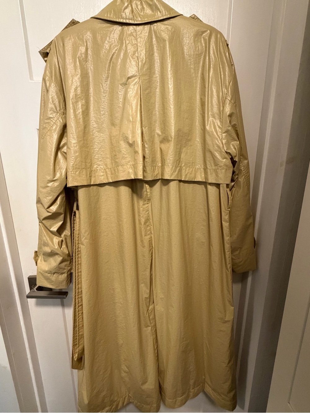 J. Crew Rain Or Shine Khaki Trench Coat - Picture 7 of 8